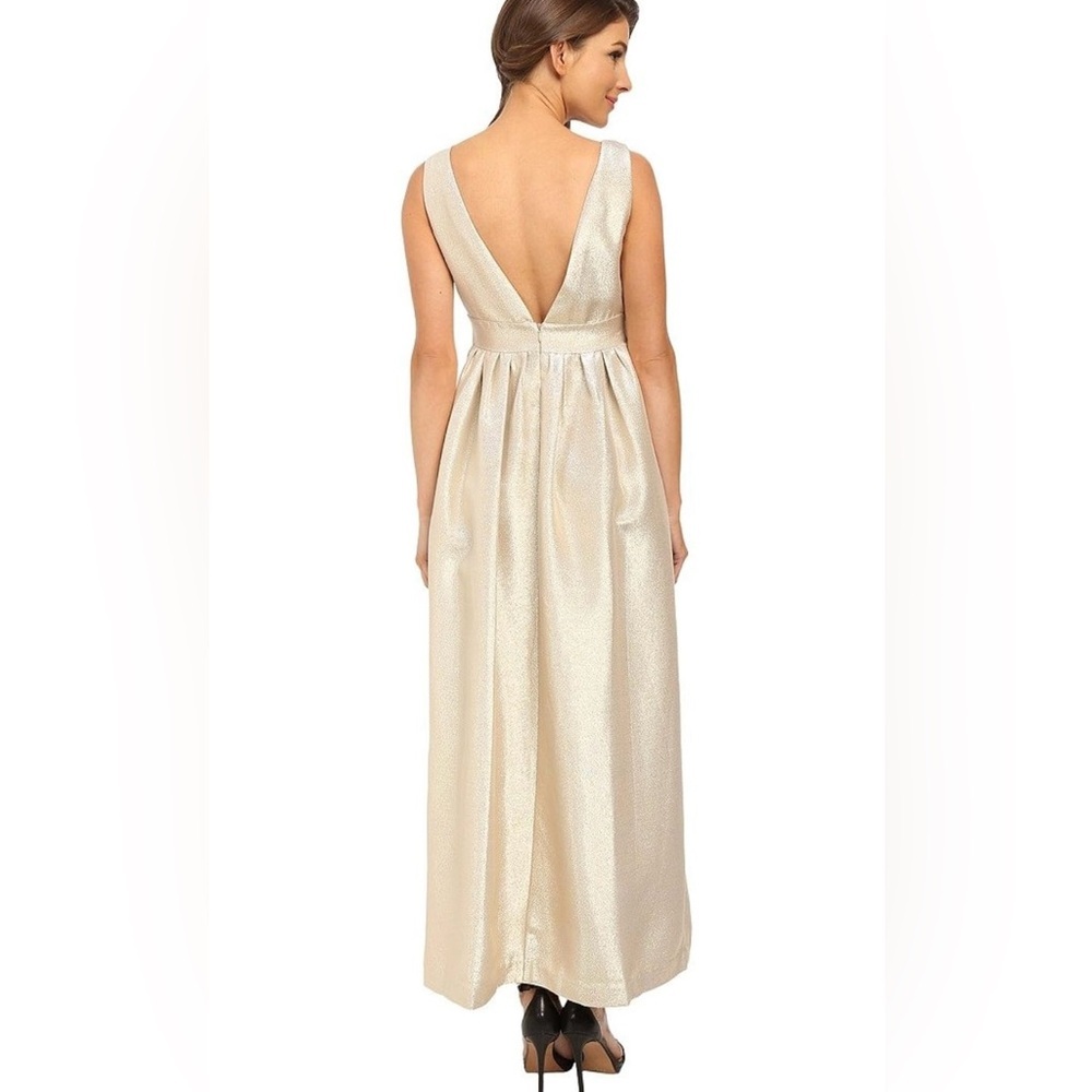 Jill Stuart deep v dress - champagne crystal color - Picture 3 of 8